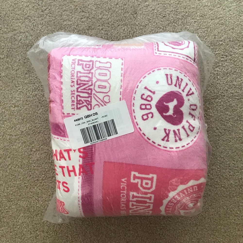 Pink/ VS Colorful Throw